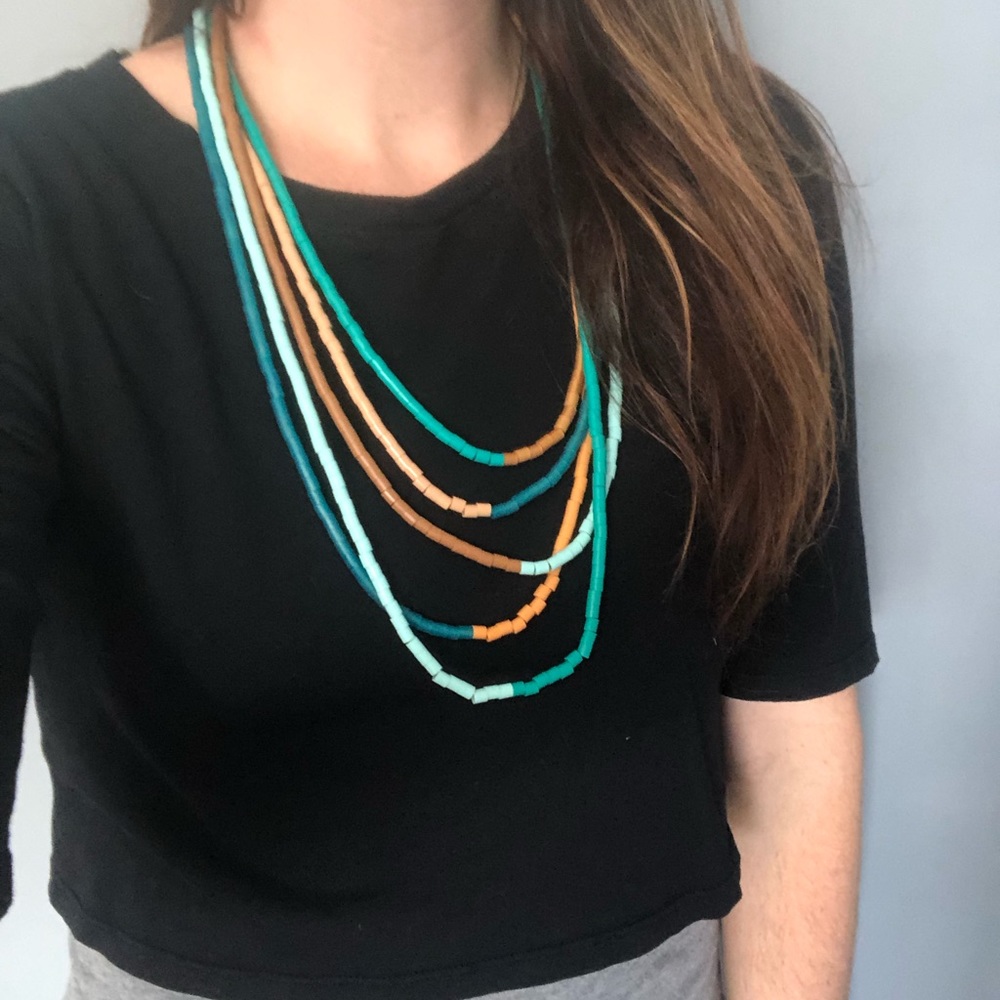 Colorful beaded necklace